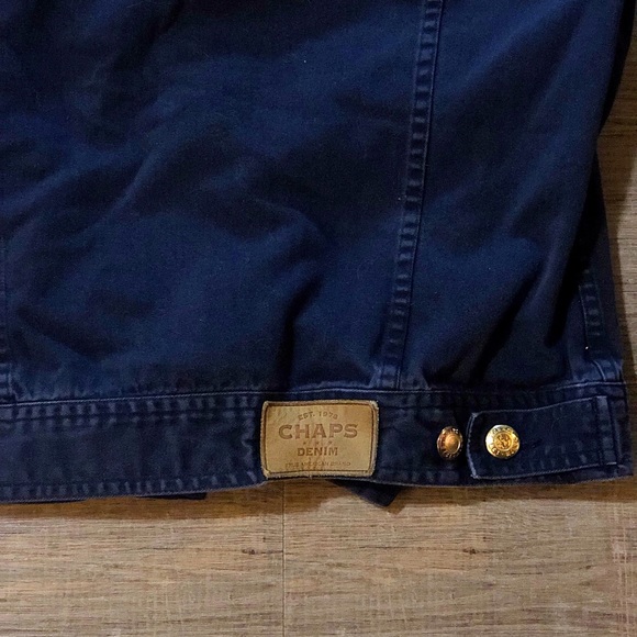🌻Chaps Navy Denim Jacket🌻 - Picture 3 of 5